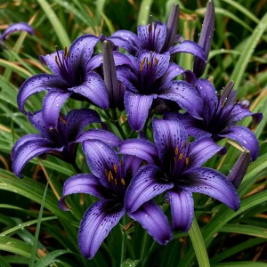 Лилейник Блю Айрис купить по цене от 324р. в интернет-магазине «Посадика» с доставкой почтой в в Лодейное Полее и по всей России – [изображение №1].